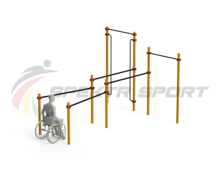 Купить Спортивный комплекс для инвалидов-колясочников WRK-D19_76mm в Сурске 