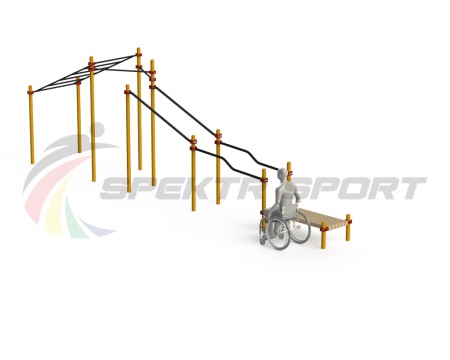 Купить Спортивный комплекс для инвалидов-колясочников WRK-D22_76mm в Сурске 