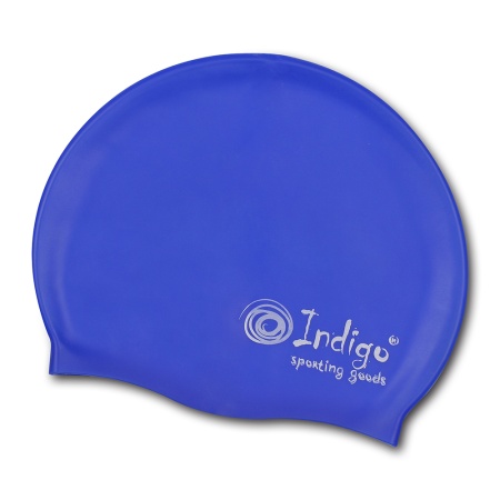 Купить Шапочка для плавания силиконовая Indigo однотонная  в Сурске 