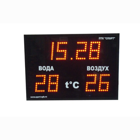 Купить Часы-термометр СТ1.16-2t для бассейна в Сурске 